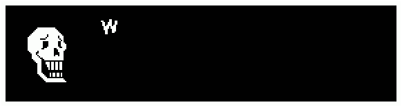 papyrus's text box from undertale! he says "WOWIE.. YOU REALLY WANTED TO SEE MY EXTRA ABOUT???"